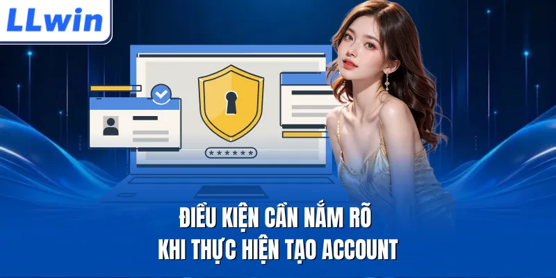 Điều kiện cần nắm rõ khi thực hiện tạo account